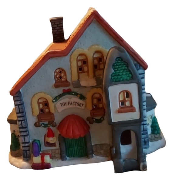 Christmas Lighted Toy Factory, Ceramic Holiday Expressions Collins(DL) - Picture 3 of 11